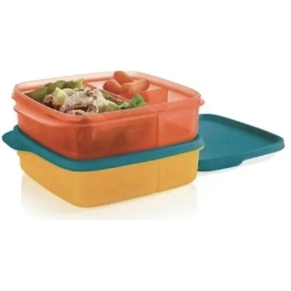 Tupperware divided lunch containers - Picture 4 of 8